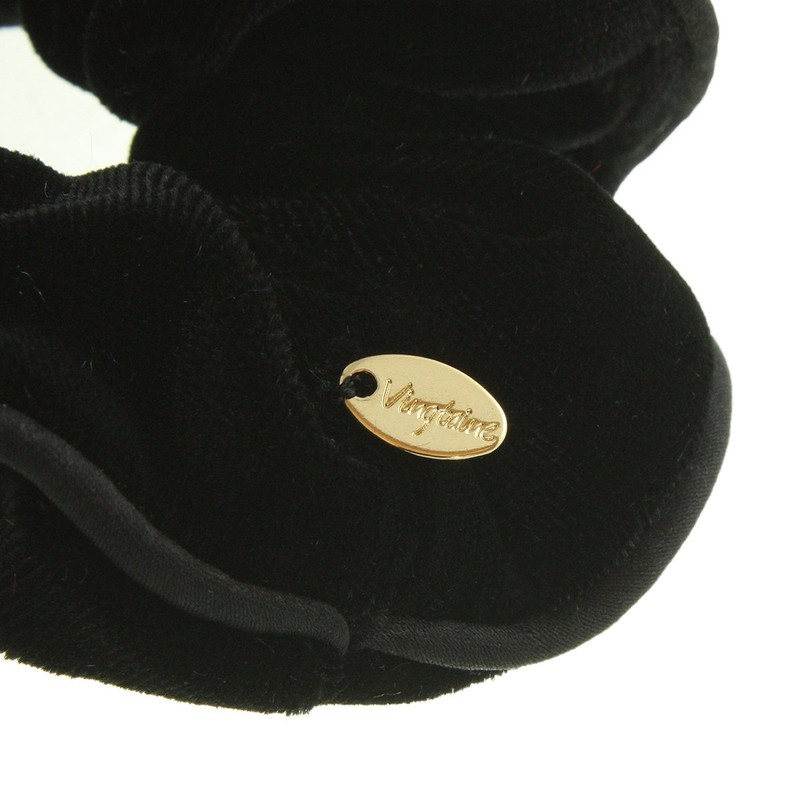 Vingtaine VINGTAINE Color Velour Scrunchie Hair Elastic, Simple Hair Accessory,