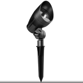 Malibu LED Low Voltage Spotlight Outdoor Landscape Lighting 11W 300 Lumens 2700K with Plastic Spike and Connector for Garden Yard Driveway 8401-2650-01