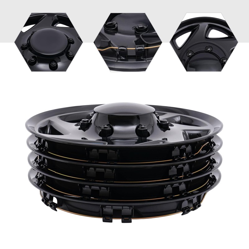 4 Pcs Hub Caps Van Full Wheel Covers Hub Caps