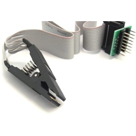 Fasizi SOIC16 SOP16 Test Clip For EEPROM 93CXX / 25CXX / 24CXX / 25LXX in-circuit programming with adapter