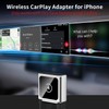 GOALBY Mini Wireless CarPlay Adapter for iPhone,Mini USB Design,2025 Upgrade