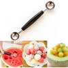 2-in-1 Stainless Steel Melon Baller - Double-Sided Fruit Scoop with