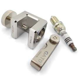 K-Motor Spark Plug Gap Tool 1 Set with Feeler Gauge (M14 x 1.5 Thread) 14mm