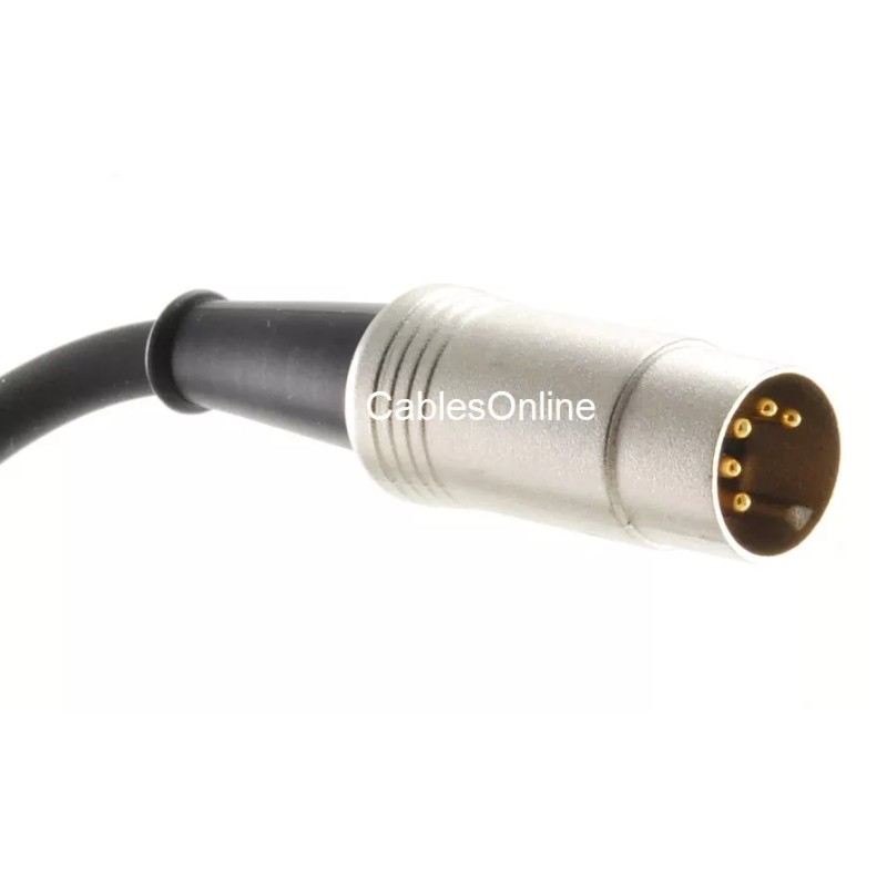 CablesOnline 3ft. Din-5 Male to 2-RCA Male Premium Grade Audio