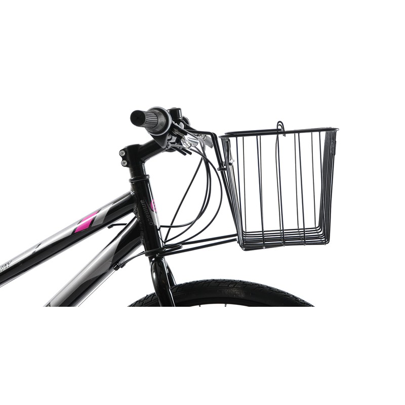 Wire Bike Basket Mesh Shopping Bicycle Front Handle Shopper Black