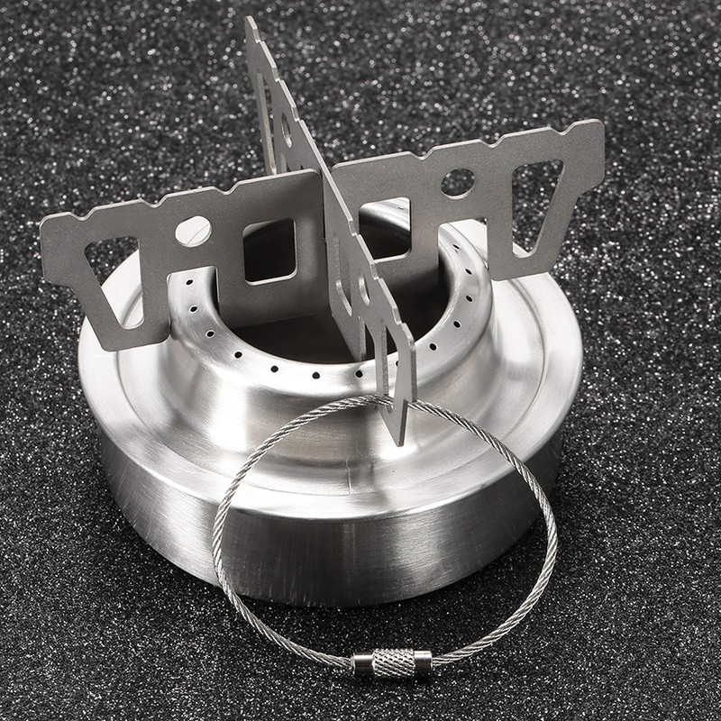ZKSMNB Alcohol Stove Cross Stand Stainless Steel Pot Stand 3.7x1.2