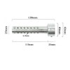 Motorcycle Exhaust Pipe, Noise Reduction Aluminum Alloy Heat Resistant Exhaust
