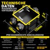 PEBA IP68 Waterproof Cable Junction Box, 3-Way Outdoor Cable Connector,
