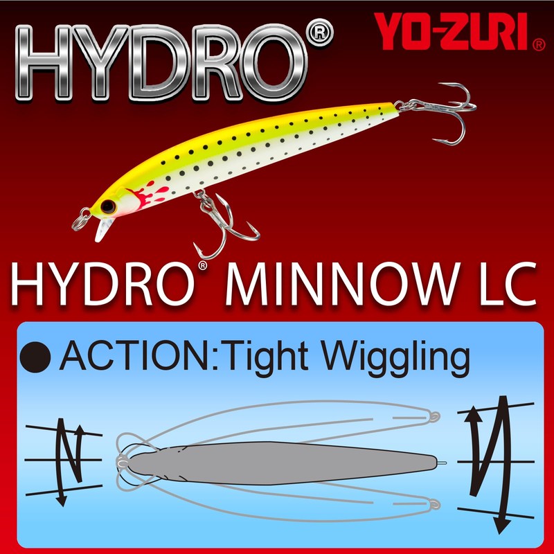 Yo-Zuri R1323-HIW Hydro Minnow Lc, Color, Sardine, 170mm 6-3/4"