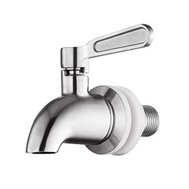hgzaccompany Stainless Steel Spigot For Drink Dispenser, Replacement Metal Spigot For Beverage Dispenser, Water Dispenser Faucet, Food Grade Metal Spout.