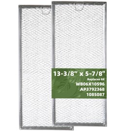 Gemroom 2-Pack 13 3/8" x 5 7/8" Grease Filters for Multiple Microwaves