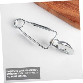 AUTSUPPL 6 Pcs Stainless Steel Meal Tongs Escargot Shells Plate Lifter Tong for Snail Forks Serving Pasta Tongs Loaf Whisk Seafood Dining Tool Seafood Tools Drawstring Folding Plate Gripper