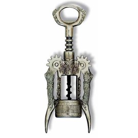 BOTTICELLO - GRAPE DESIGN Steel Wing Corkscrew, Italy