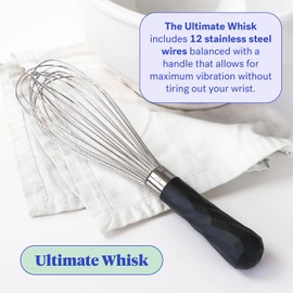 GIR: Get It Right GIRWKU303RED Ultimate Stainless Steel Whisk, 11, Red