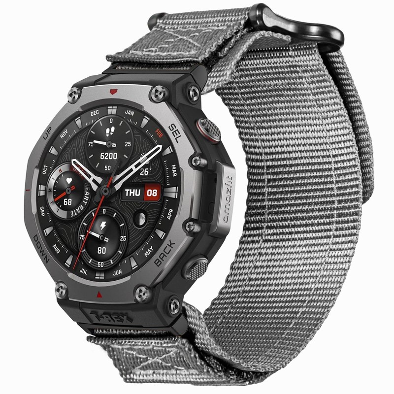 torbollo Watch Bands Compatible with T-Rex3,Rugged Nylon Sports Strap With