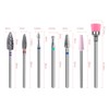 7pcs Electric Nail Drill Bits Set Manicure Pedicure Nail Polishing