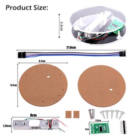 Geekstory 10kg Digital Load Cell Weight Sensor HX711 AD Converter Breakout Module Weight Sensor Module Kit DIY Portable Electronic Kitchen Scale for Arduino Raspberry Pi