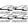 4x4 Off Road Decals (Black) - 1997 1998 1999 Fits Ford Ranger Truck Bed
