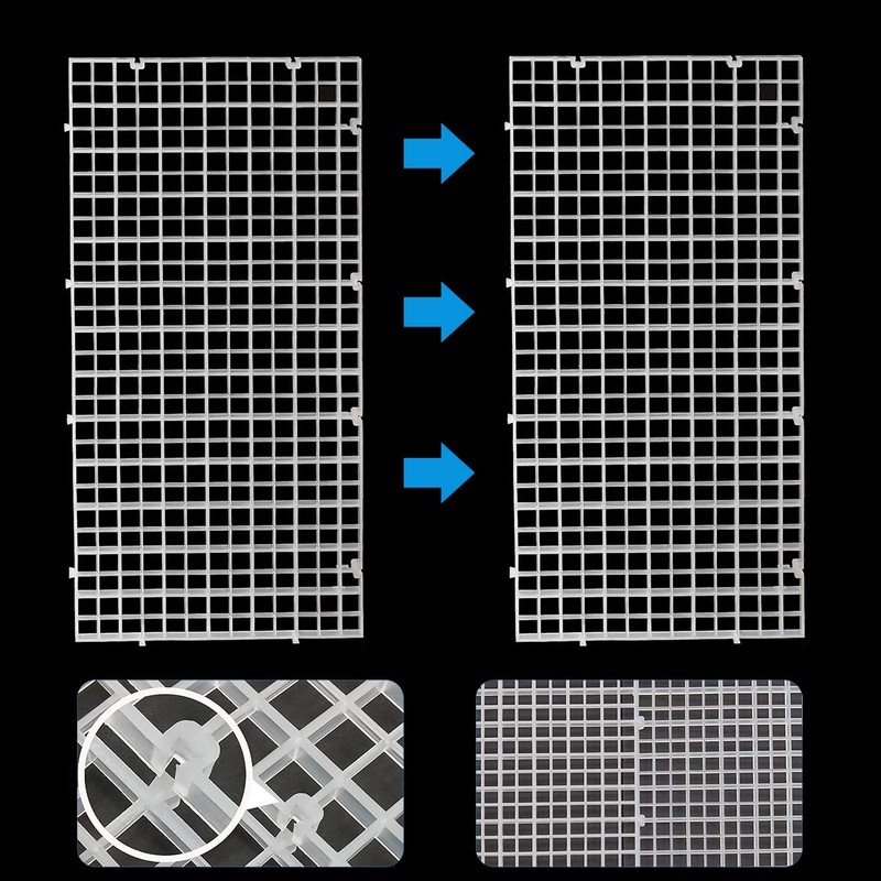 Samcos Aquarium Partition Plate Separator, 11.8 x 5.9 inches (30