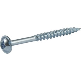 #8 x 2-1/2" COMBO DRIVE ROUND WASHER HEAD ZINC PLATED SCREWS 2,000ct | X840RWZ