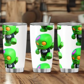Tumbler Surge Build Brawl Stars Bold Brawler Style Coffee Tea Office Insulated 20 30 Oz Iced Steel Hot Stainless - Size: Tumbler Lid