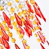 Innoteck Sunbeam Ceiling Chandelier Acrylic Light Shade, Orange & Amber