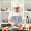 XLSXEXCL XLSXEXCL 2 Pack Stripes Kid's Apron with 2 Pockets,