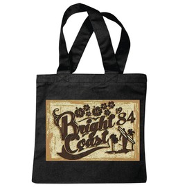 Reifen-Markt Tasche Umhängetasche BRIGHT COAST SURFEN BEACH SURFBRETT LONGBOARD WELLENREITEN WELLEN ANFÄNGER SHOP Einkaufstasche Schulbeutel Turnbeutel in Schwarz