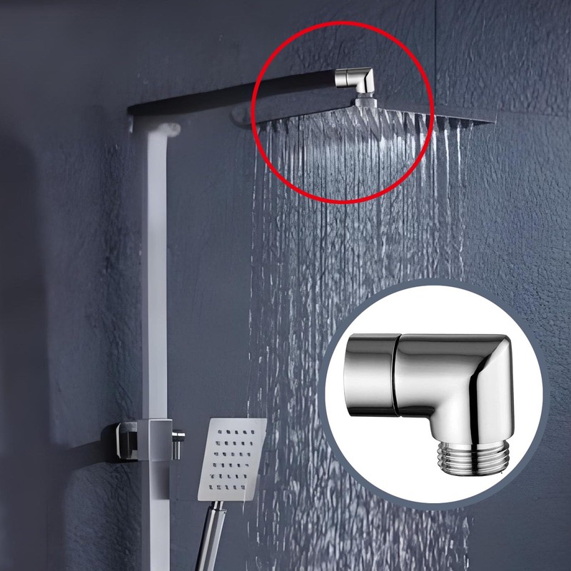 Oiieco 90° and 135° Hand Shower Set Elbow with 1/2"