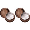 Wooden Wind Ashtray, Ashtray with Lid, Windproof, Odourproof, Suitable for