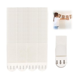 Mzario 180 PCS Poster Strips, Double Self Poster Tape No Damage, Removable Adhesive Hanging Strips for Wall Decor, Picture Hanging, 0.63 * 1.81in