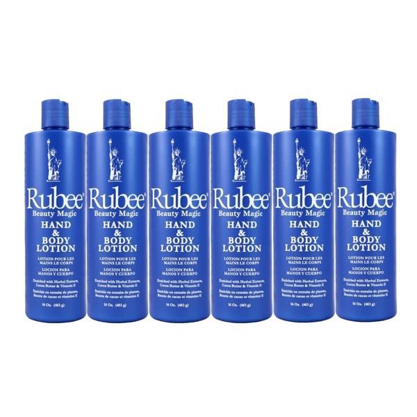 Rubee Hand & Body Lotion 16 oz. (Case of 6)