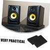 BESPORTBLE 2Pcs Small High Density Speaker Isolation Pads for Enhanced