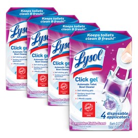Lysol Automatic Toilet Bowl Cleaner, Lavender, (Pack of 4, 24 Count Total)