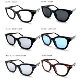 WELLINGTON SUNGLASS FOR JAPANESE Tortoise Shell x CLEAR