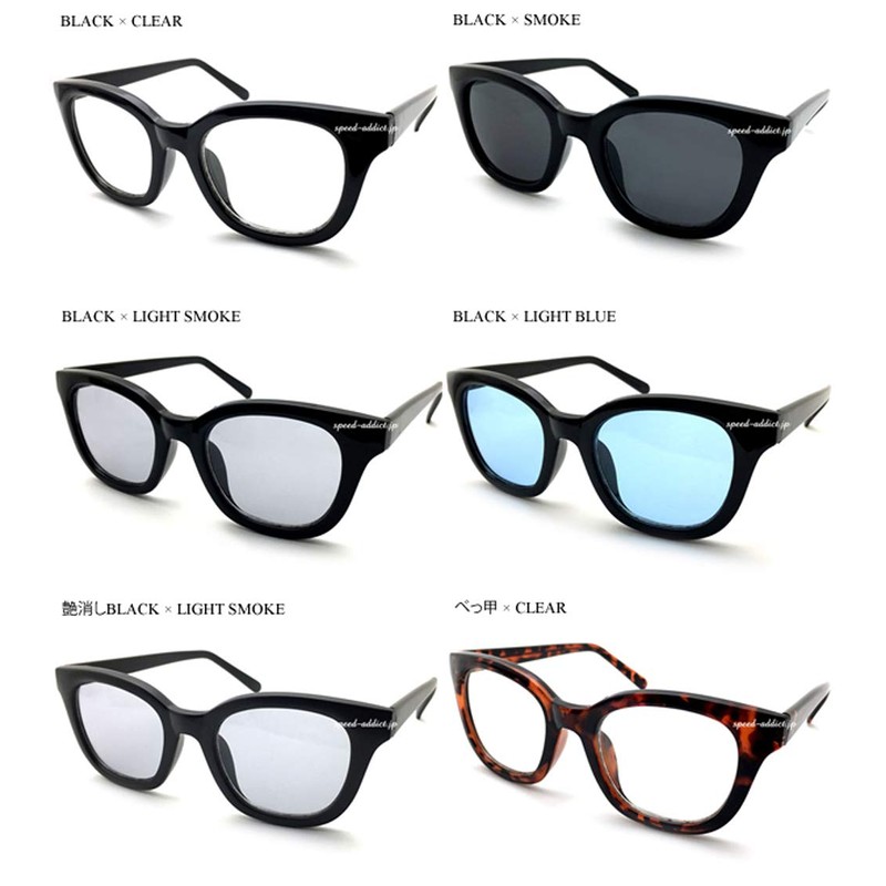 WELLINGTON SUNGLASS FOR JAPANESE Tortoise Shell x CLEAR
