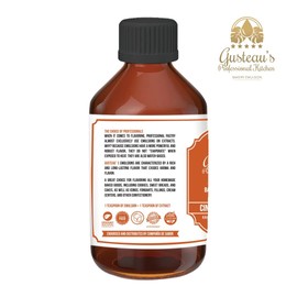 Gusteau's - Cinnamon Spice Flavor Emulsion, 4 fl oz (100ml) Alcohol Free, Sugar Free, Kosher (CINNAMON SPICE)