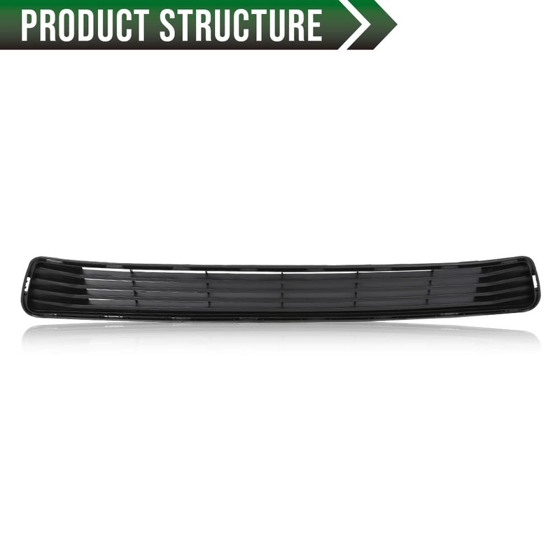 GRAND ORANGE Front Bumper Lower Grille Insert with Fog Hole