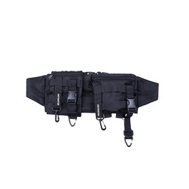 Niepce Inc Streetwear Techwear Waist Bag for Men (Black1, One Size)