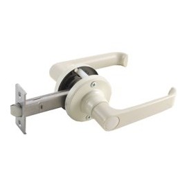 Matsuroku Bathroom Door Knob with Lever Handle Replacement Set, Unlocked (No Key) Type 90 0810-7971