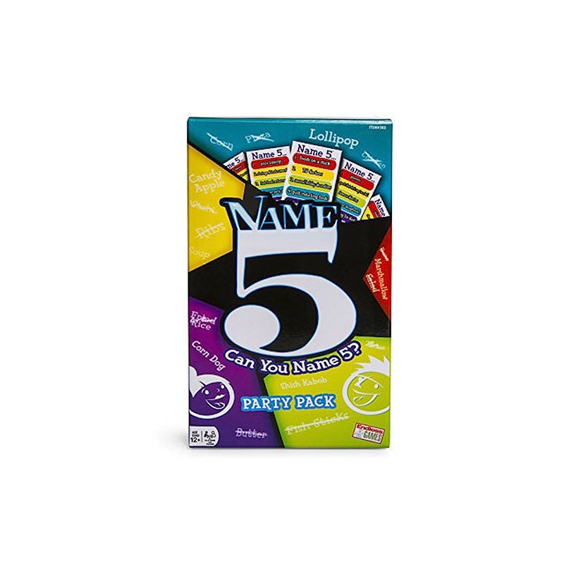 Name 5 Card Game - Party Pack