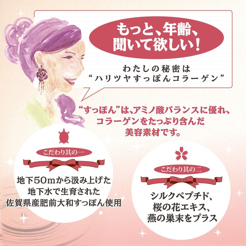 orihiro Henna Glossy suppon Collagen