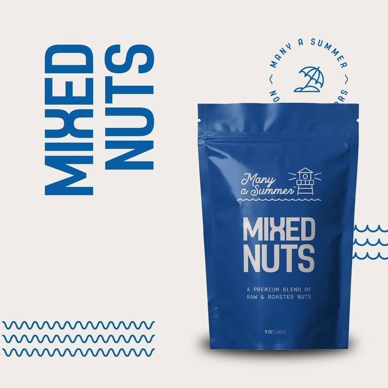 Many a Summer Mixed Nuts - Cashews, Pecans, Almonds, and