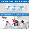 Binazon Heating & Air Vent Deflector for Vents, Sidewall, Ceiling,