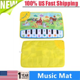Unbranded Baby Music Mat Children Crawling Piano Carpet Educational Musical Toy US