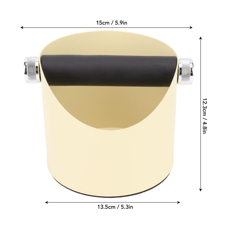 Coffee Knock Box, Small Anti Slip Coffee Slag Bucket with