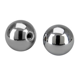 Mid America Motorworks 1964–1977 Corvette Chrome Door-Opening Balls or Seat Adjuster Knobs – Pair – OEM-Style GM #3846934