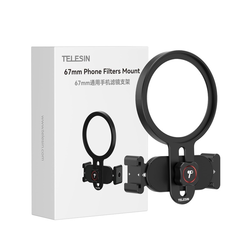 TELESIN Lens Filter Stand, 2.6 inches (67 mm), Large Diameter