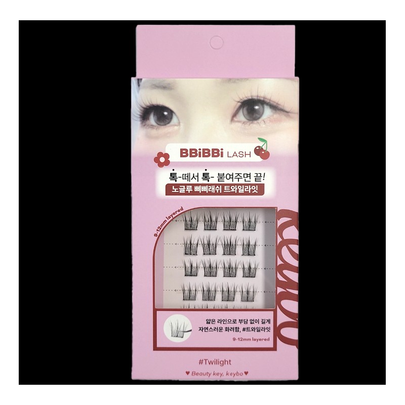 keybo No Glue Eyelash BBiBBi Lash - #Twilight 32pcs