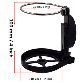 Pmsanzay Can Cup Holder on a Cup Magnet, for Golf Cart, The Tractor, Lawn Mower, Bus, use it at Work on Your Tool Box. A Must for Heavy Equipment operater - Foldable
